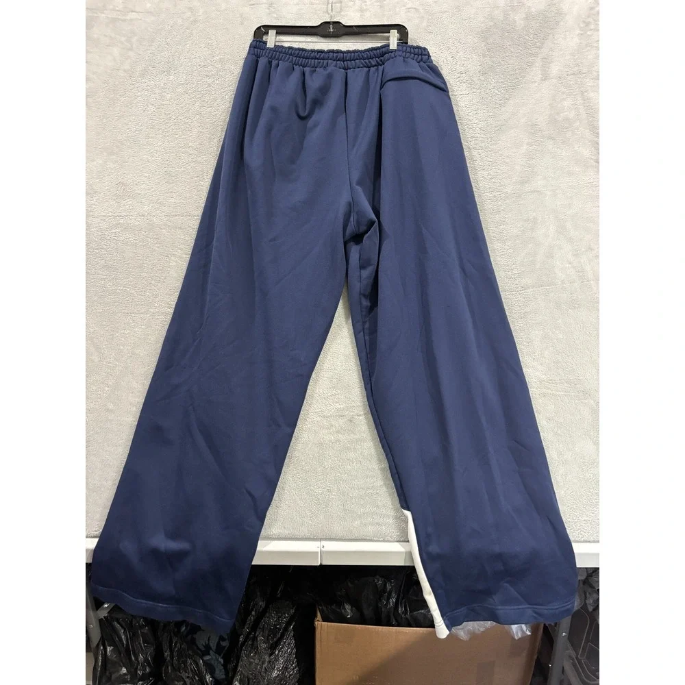 VTG Nike Air Jordan Sweatpants‎ Men's 3XL Jogger Fleece Lined Blue Y2K Long